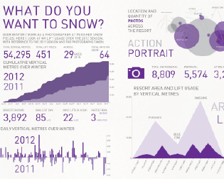 snow season info graph